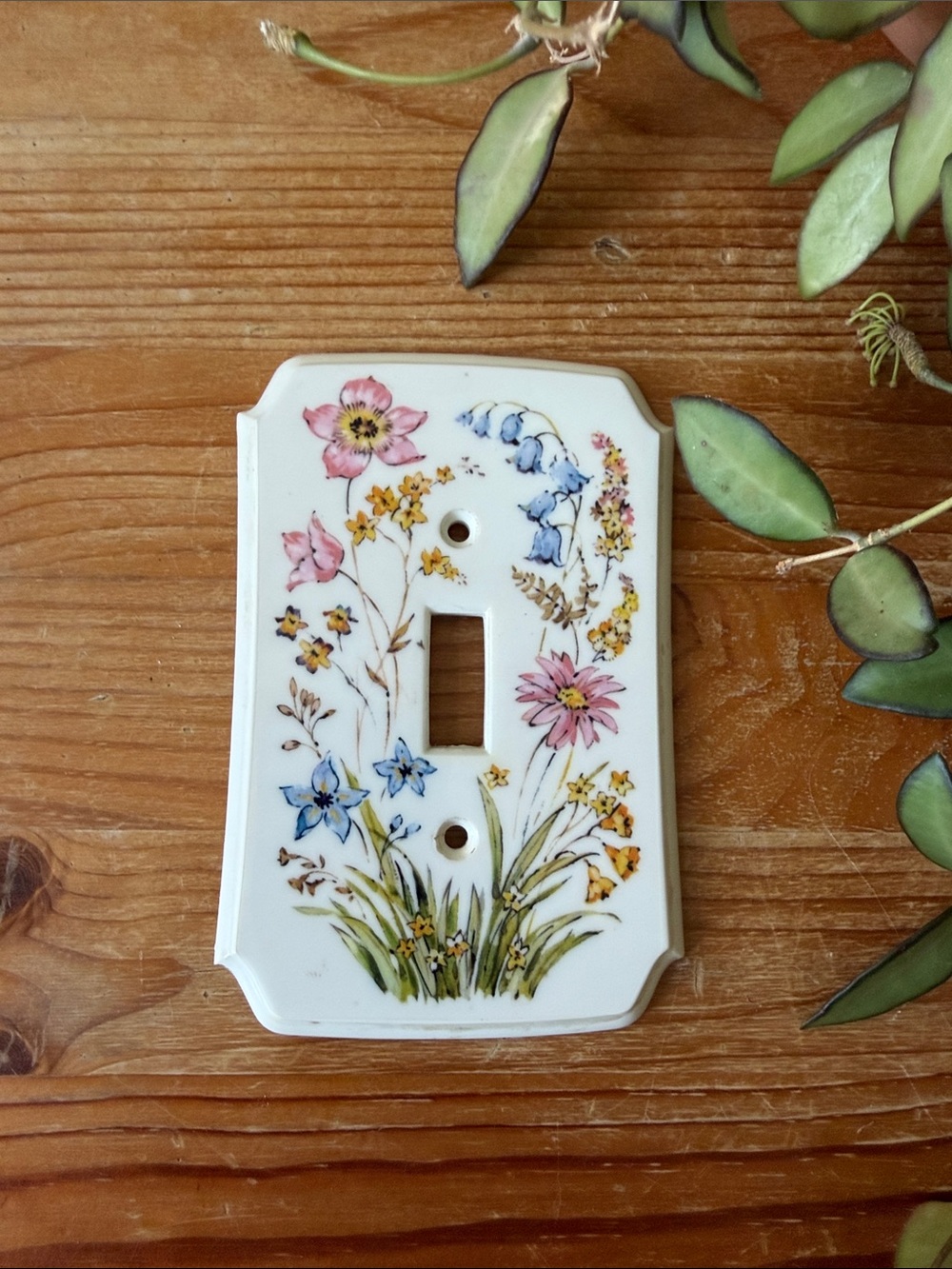 Vintage Floral Light Switch Plate Cover